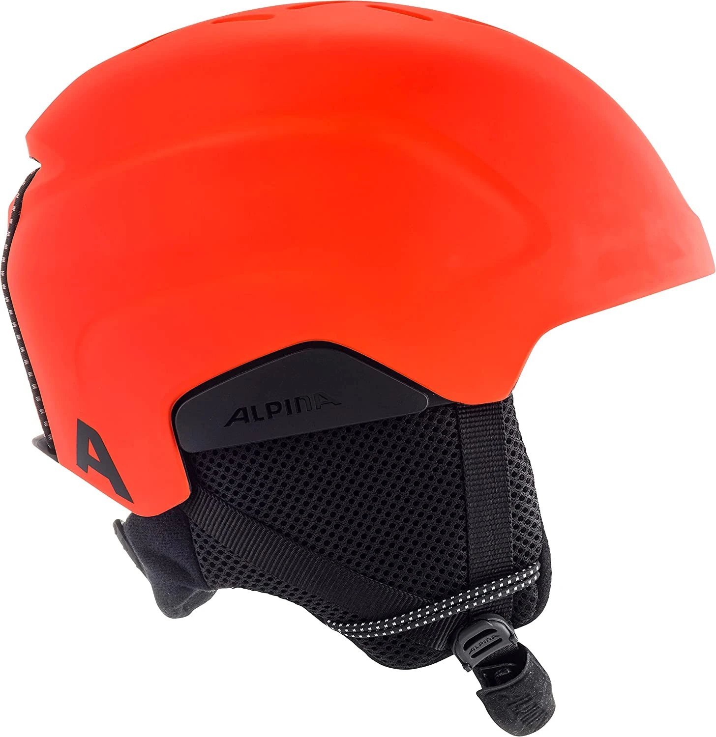 Alpina Pizi Kinderskihelm - Neon Orange Mat 5 Alpina Pizi Kinderskihelm - Neon Orange Mat – Bild 3