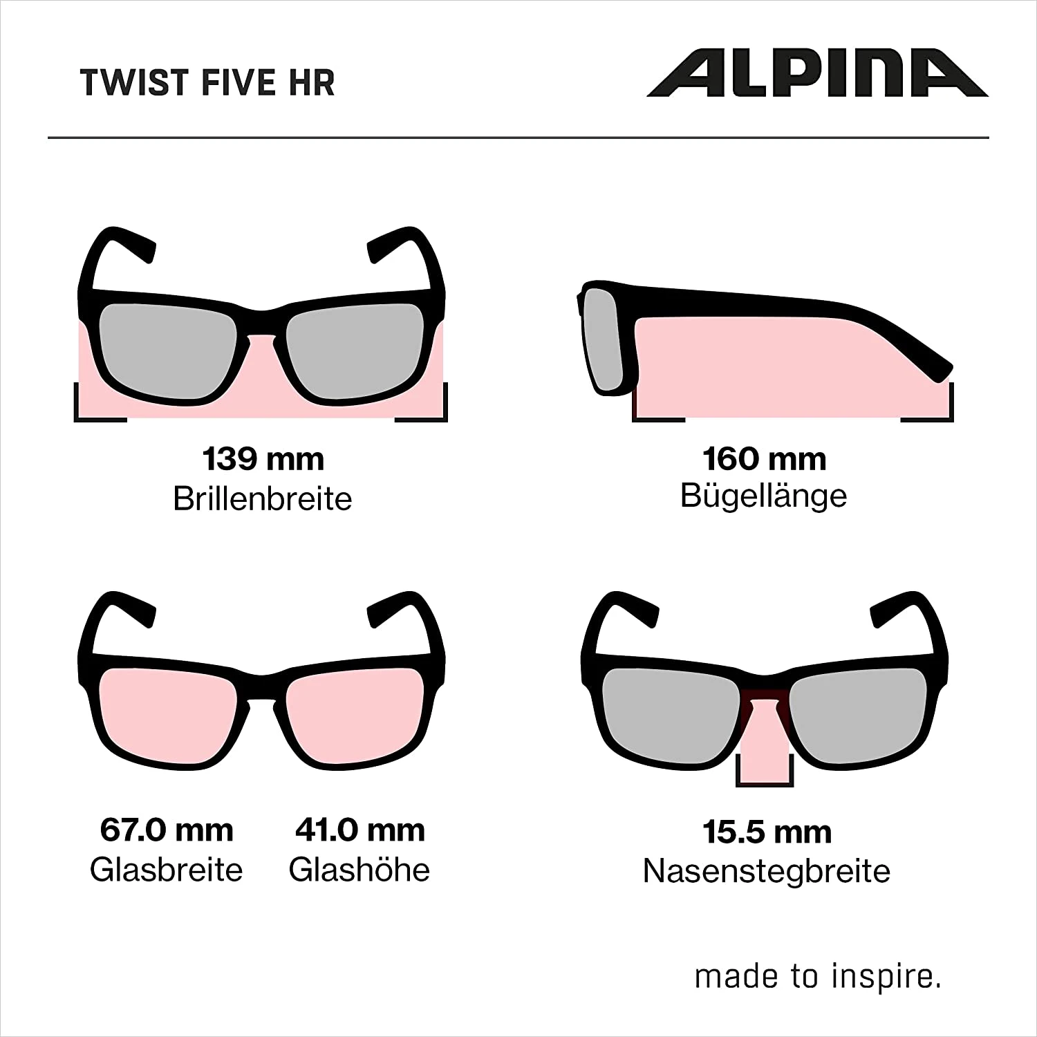 Alpina Twist Five HR V Sportbrille - Black Mat-orange 7 Alpina Twist Five HR V Sportbrille - Black Mat-orange – Bild 5