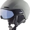 Alpina ALTO Q-LITE Visier Skihelm - Moon-grey Mat 2 Alpina ALTO Q-LITE Visier Skihelm - Moon-grey Mat -Sportausrüstung Alpina Visierskihelm alto q lite moon grey mat 1