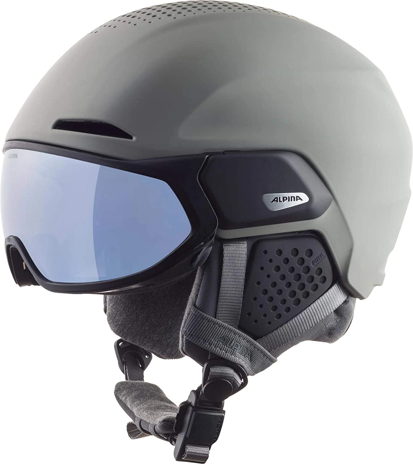 Alpina ALTO Q-LITE Visier Skihelm - Moon-grey Mat 3 Alpina ALTO Q-LITE Visier Skihelm - Moon-grey Mat