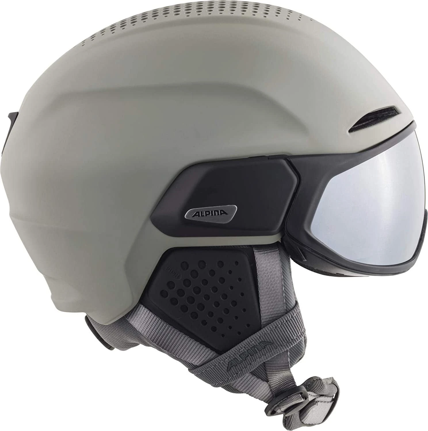 Alpina ALTO Q-LITE Visier Skihelm - Moon-grey Mat 5 Alpina ALTO Q-LITE Visier Skihelm - Moon-grey Mat – Bild 3