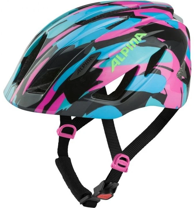 Alpina Pico Flash Kinder Fahrradhelm - Neon Blue-pink Gloss (glänzend) 3 Alpina Pico Flash Kinder Fahrradhelm - Neon Blue-pink Gloss (glänzend)