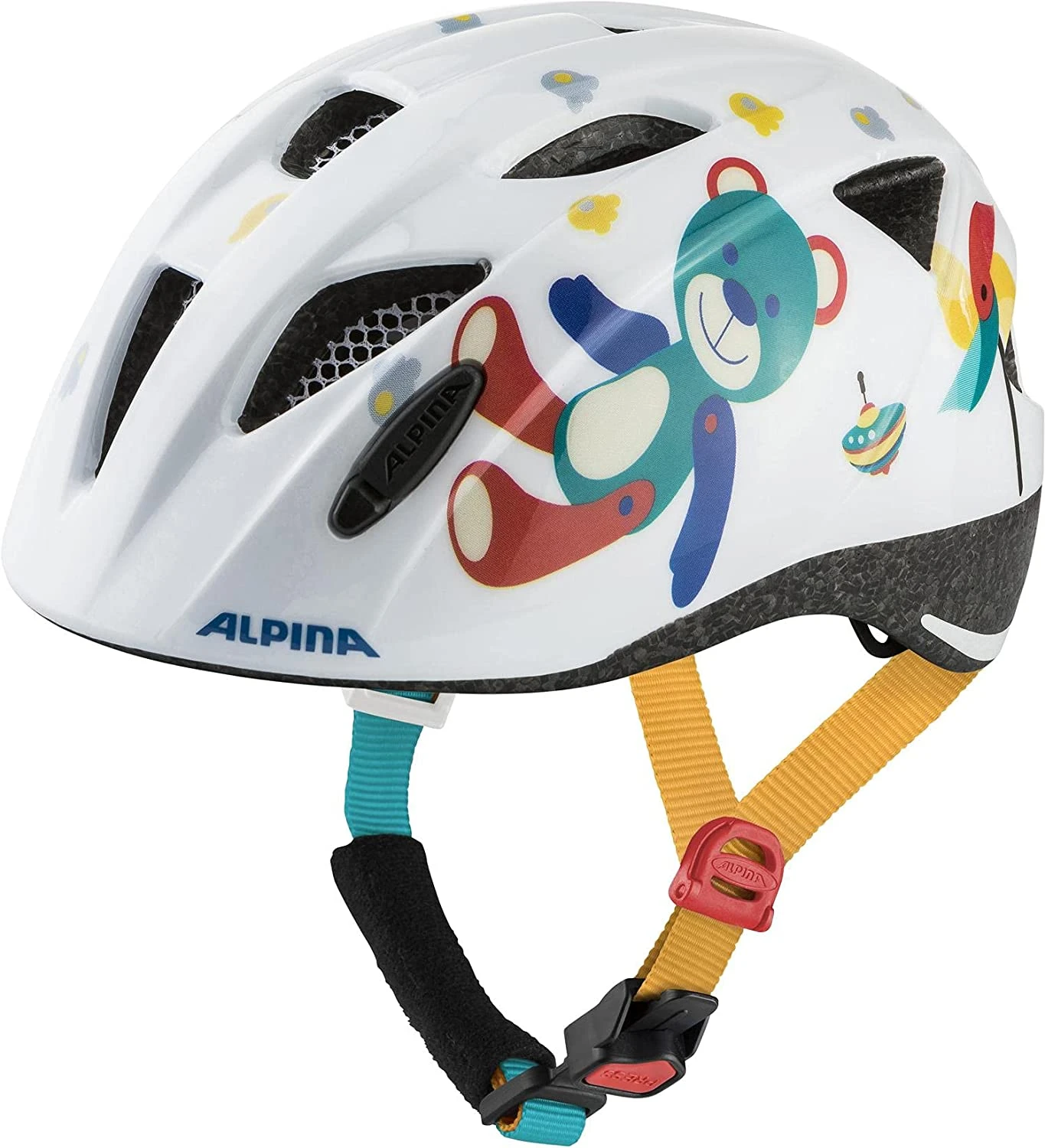 Alpina Ximo Kinder Fahrradhelm - White Bear Gloss 3 Alpina Ximo Kinder Fahrradhelm - White Bear Gloss