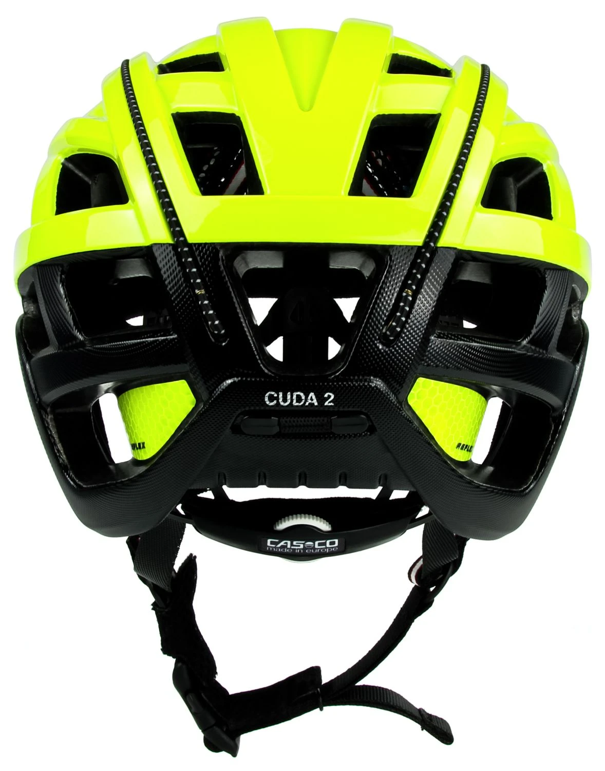 CASCO Cuda 2 Fahrradhelm - Neongelb-glanz 5 CASCO Cuda 2 Fahrradhelm - Neongelb-glanz – Bild 3