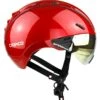 CASCO Roadster Plus Visier Fahrradhelm - Rot Glanz 1 CASCO Roadster Plus Visier Fahrradhelm - Rot Glanz -Sportausrüstung CASCO ROADster Plus Glossy Red Visor Sunset side rgb 04 3628