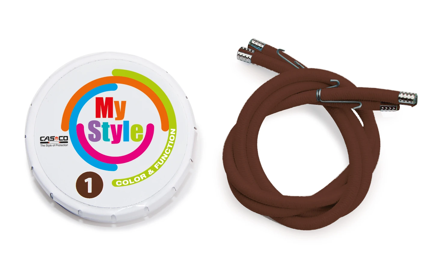 MyStyle Streifen Für Casco Fahrradhelm/Reithelm-Braun/Reflektor 3 MyStyle Streifen Für Casco Fahrradhelm/Reithelm-Braun/Reflektor