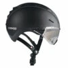 CASCO Roadster Plus Visier Fahrradhelm - Schwarz Matt