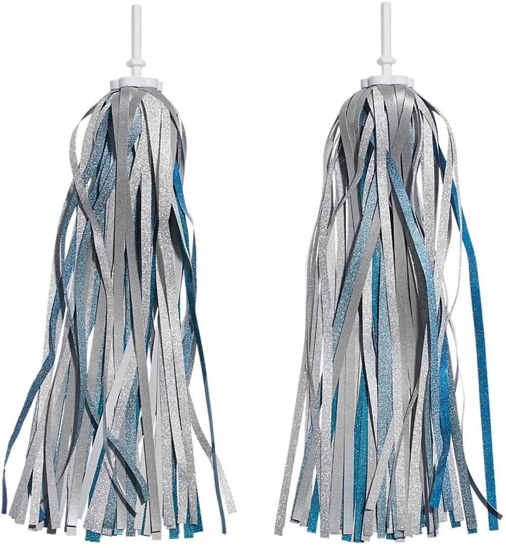 Electra Streamer Fahrradlenker-Fransen/Bänder - Blue/Reflective 4 Electra Streamer Fahrradlenker-Fransen/Bänder - Blue/Reflective – Bild 2