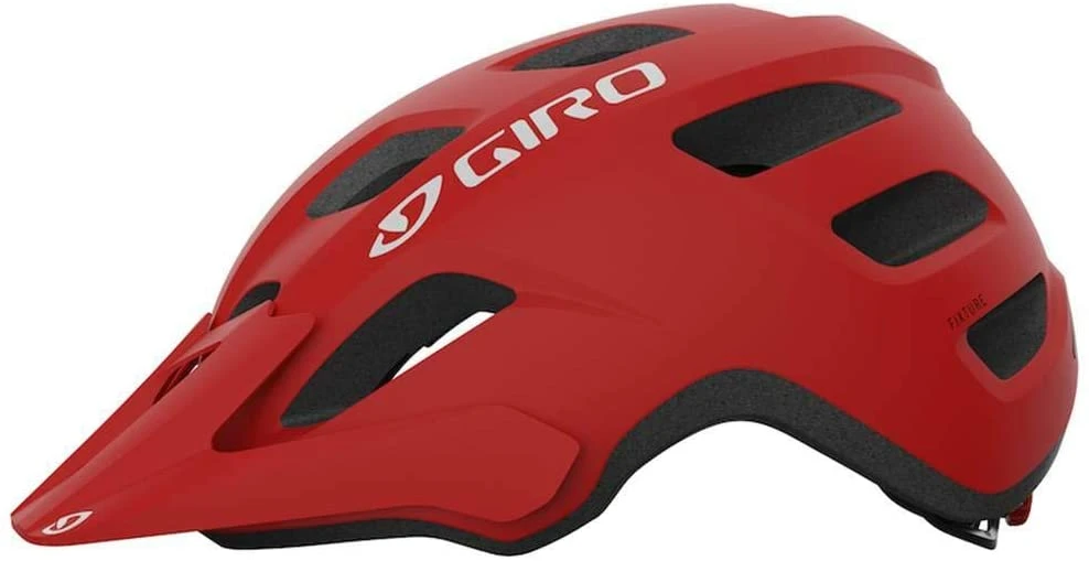 Giro Fixture Fahrradhelm - Mat Trim Red 4 Giro Fixture Fahrradhelm - Mat Trim Red – Bild 2