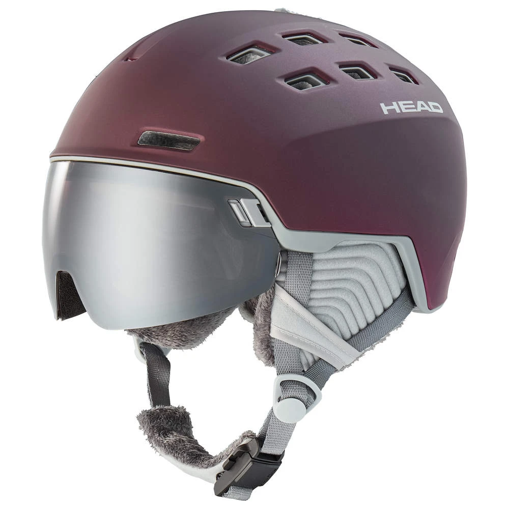 HEAD RACHEL 5K + SL Visier-Skihelm - Burgundy Mat 3 HEAD RACHEL 5K + SL Visier-Skihelm - Burgundy Mat