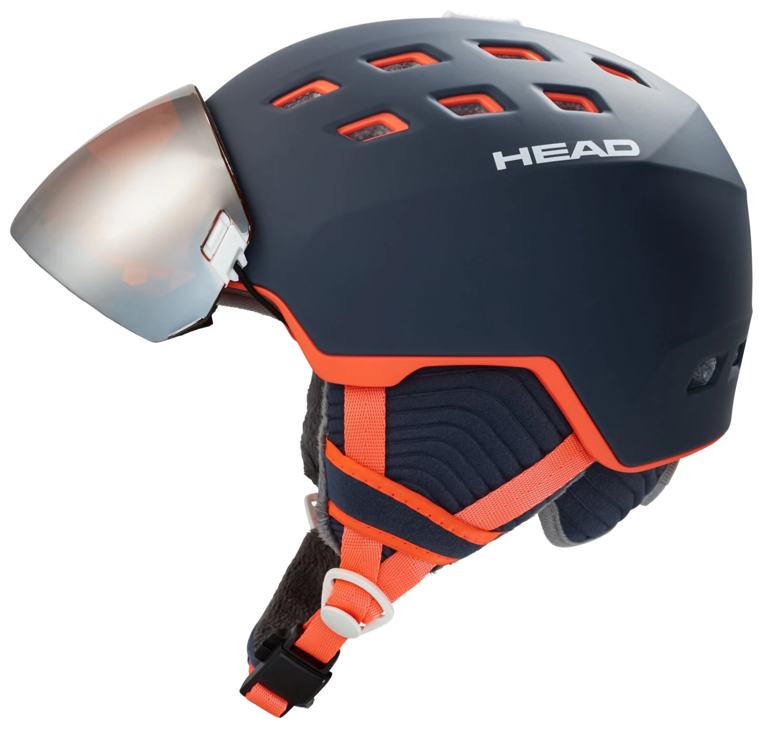 HEAD RACHEL Visier-Skihelm - Blue-salmon Mat 4 HEAD RACHEL Visier-Skihelm - Blue-salmon Mat – Bild 2