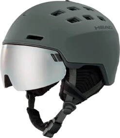 HEAD RADAR Visier-Skihelm - Nightgreen Mat