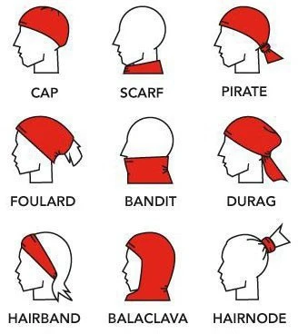 HAD Originals Schlauchtuch - Red 4 HAD Originals Schlauchtuch - Red – Bild 2