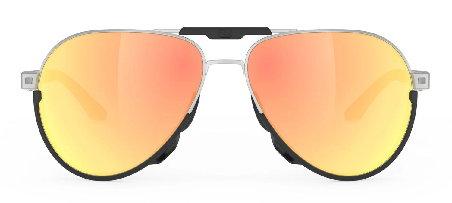 Rudy Project Skytrail Piloten-Sonnenbrille - Aluminium Matte / Multilaser Orange 4 Rudy Project Skytrail Piloten-Sonnenbrille - Aluminium Matte / Multilaser Orange – Bild 2