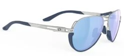 Rudy Project Skytrail Piloten-Sonnenbrille - Aluminium Matte / Multilaser Ice