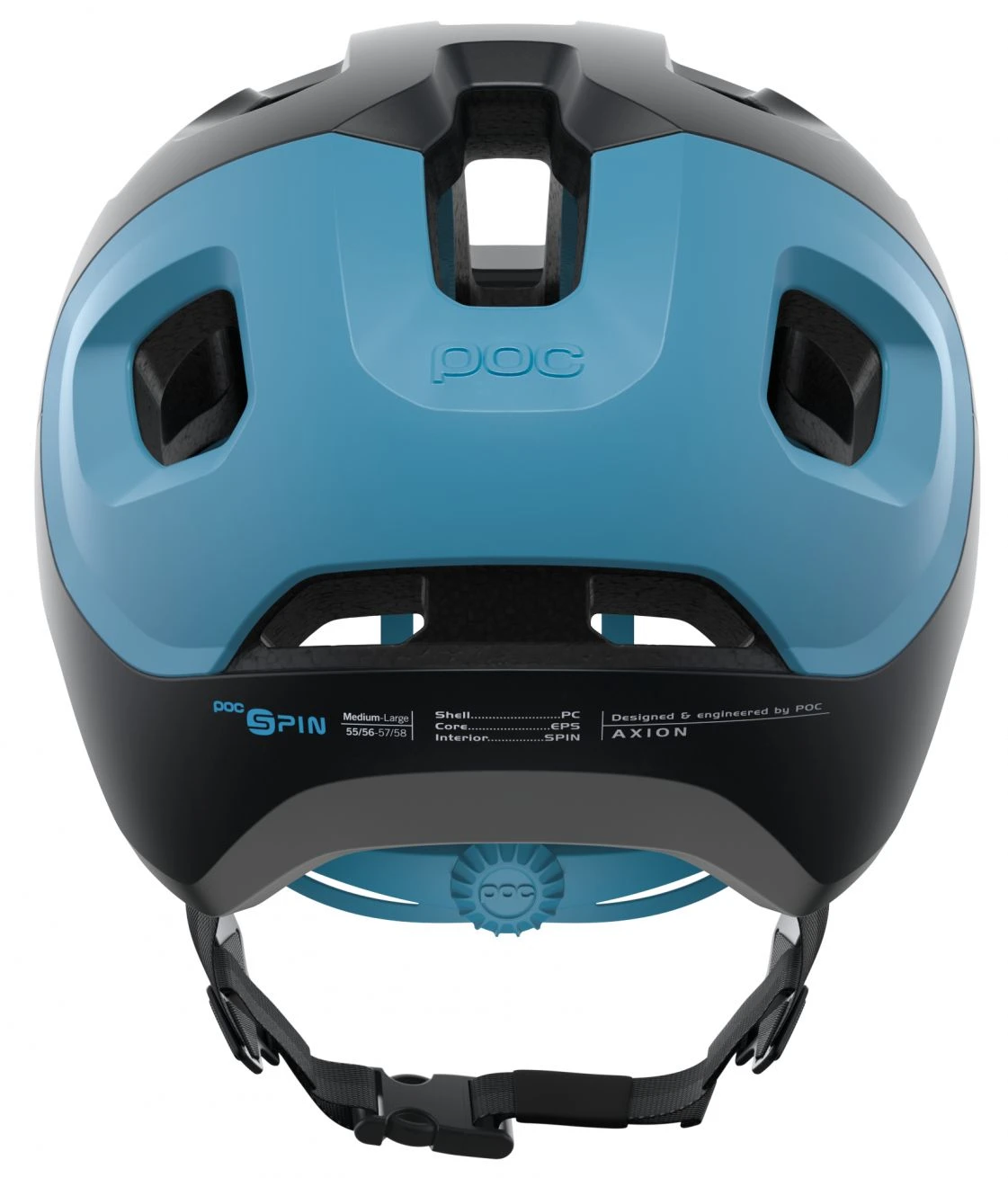 POC Axion Spin MTB-Fahrradhelm-Helm - Uranium Black/Basalt Blue Matt 6 POC Axion Spin MTB-Fahrradhelm-Helm - Uranium Black/Basalt Blue Matt – Bild 4