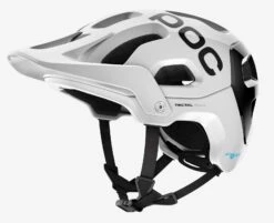 POC Tectal Race Spin Mountainbike-Helm - Hydrogen White/Uranium Black