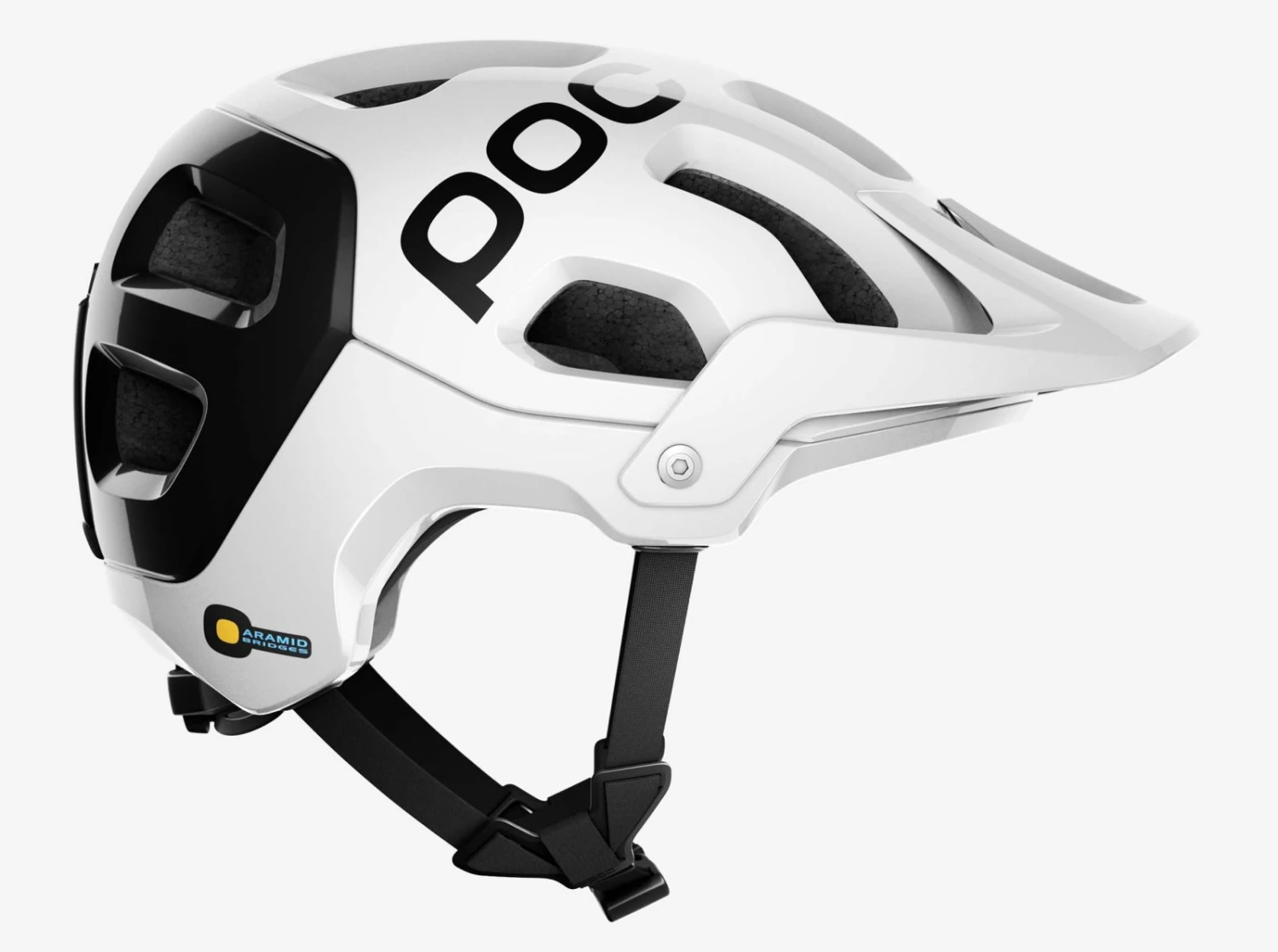 POC Tectal Race Spin Mountainbike-Helm - Hydrogen White/Uranium Black 6 POC Tectal Race Spin Mountainbike-Helm - Hydrogen White/Uranium Black – Bild 4