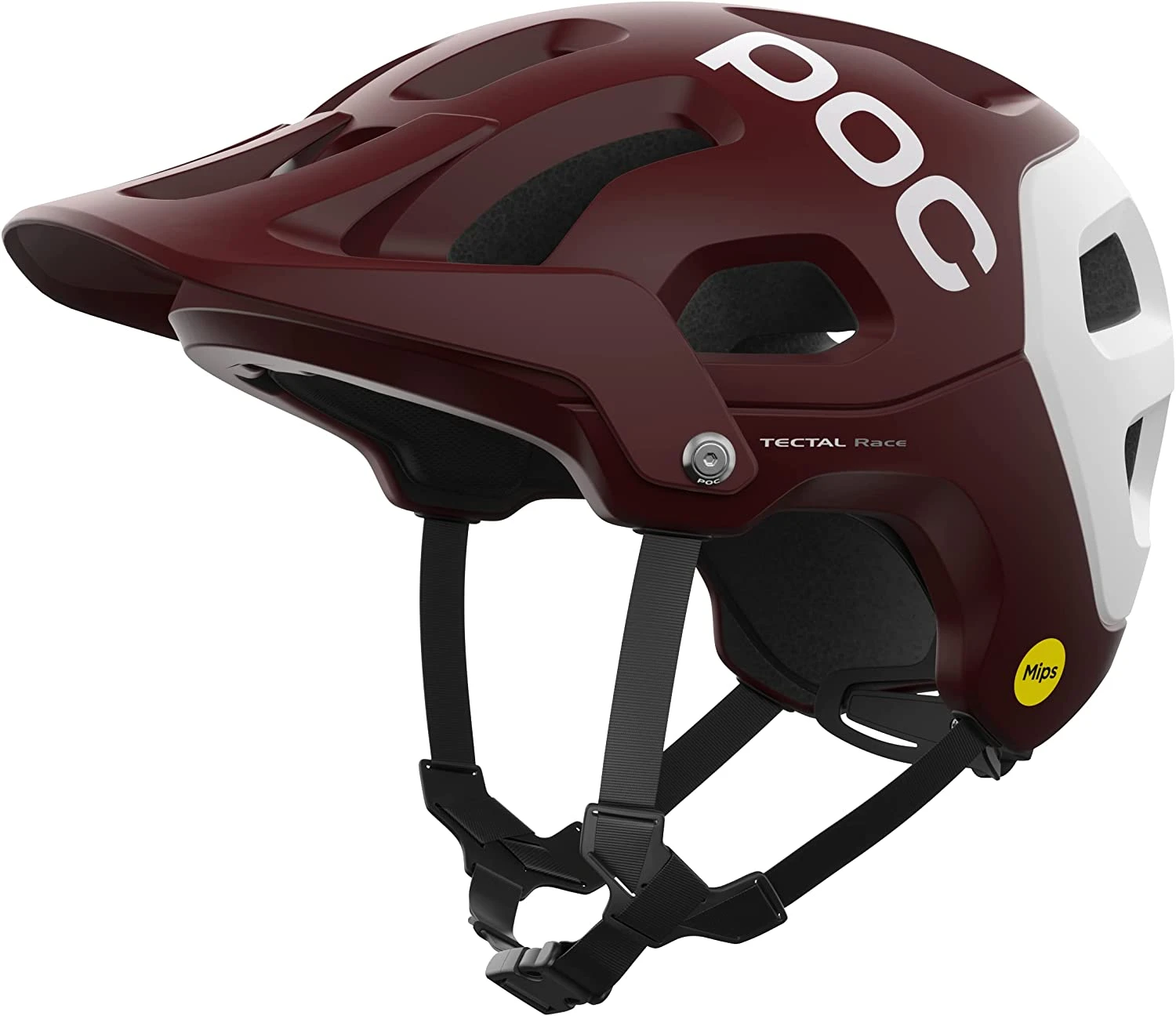 POC Tectal Race MIPS Mountainbike-Helm - Garnet Red/Hydrogen White Matt 3 POC Tectal Race MIPS Mountainbike-Helm - Garnet Red/Hydrogen White Matt