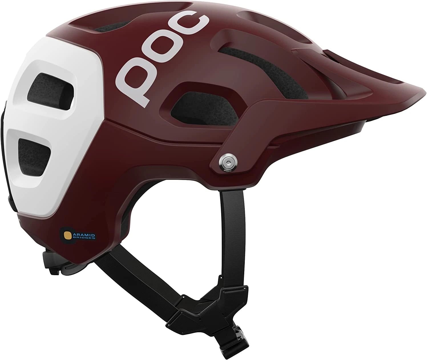 POC Tectal Race MIPS Mountainbike-Helm - Garnet Red/Hydrogen White Matt 5 POC Tectal Race MIPS Mountainbike-Helm - Garnet Red/Hydrogen White Matt – Bild 3
