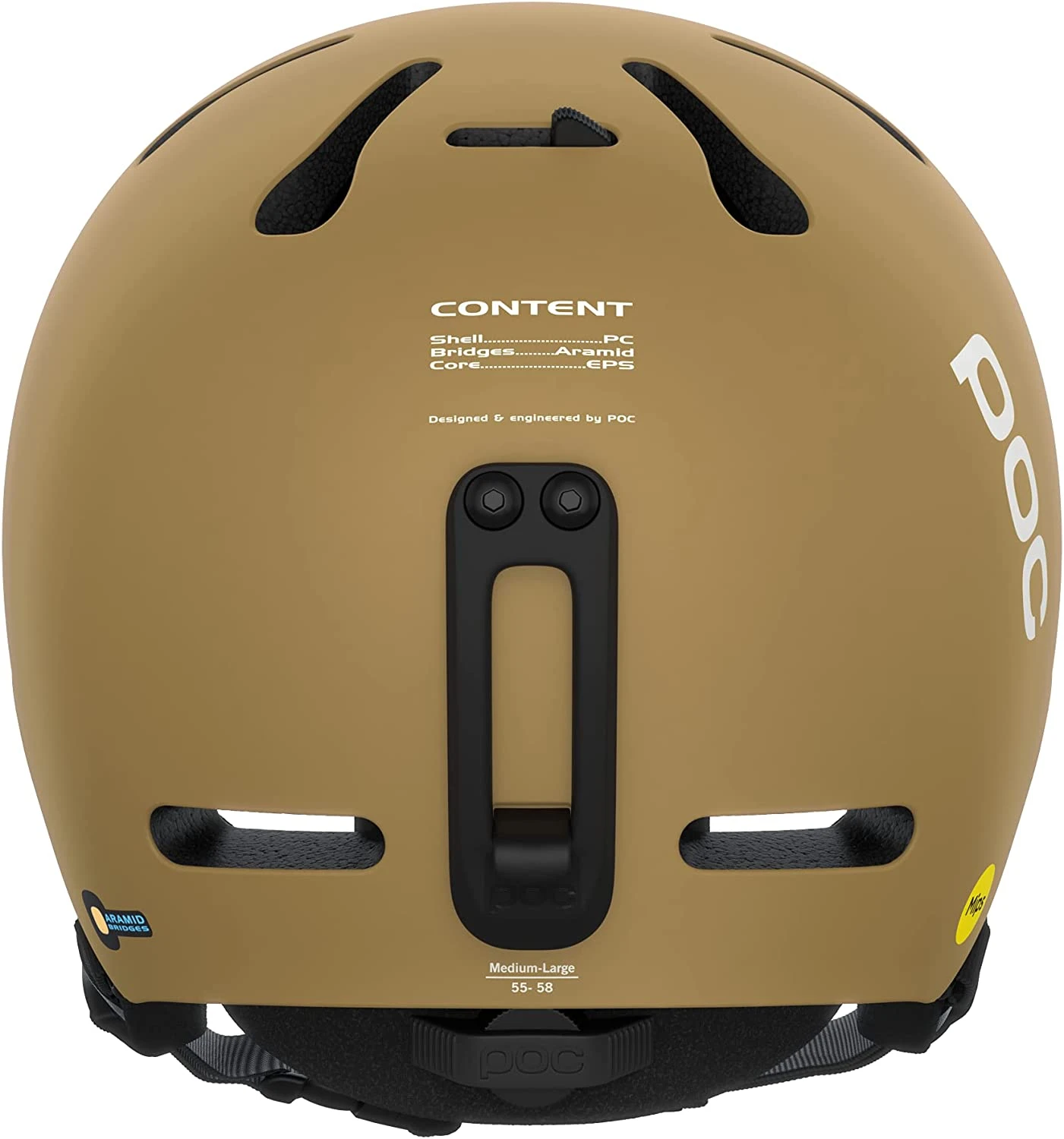 POC Fornix MIPS Skihelm - Aragonite Brown Matt 6 POC Fornix MIPS Skihelm - Aragonite Brown Matt – Bild 4