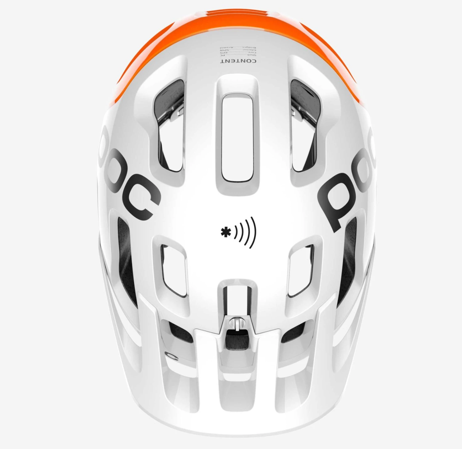 POC Tectal Race Spin NFC Mountainbike-Helm - Hydrogen White/Fluorescent Orange AVIP 7 POC Tectal Race Spin NFC Mountainbike-Helm - Hydrogen White/Fluorescent Orange AVIP – Bild 5