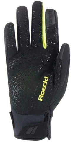 Roeckl Ranten Fahrrad-Handschuh - Black/fluo Yellow 5 Roeckl Ranten Fahrrad-Handschuh - Black/fluo Yellow -Sportausrüstung Roeckl Ranten Winter Fahrrad Handschuh wasserdicht black fluo yellow 2a