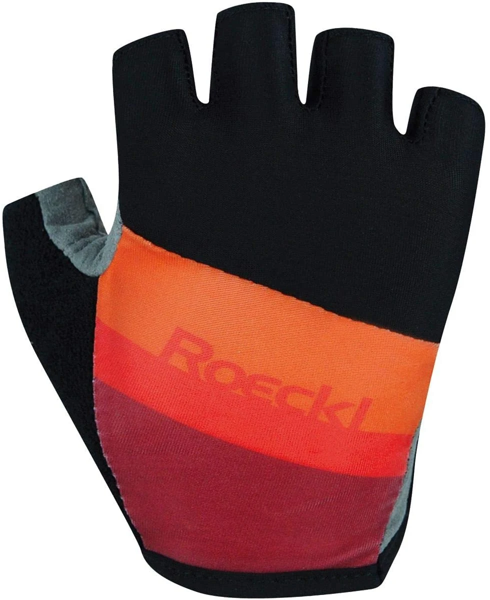 Roeckl Ticino Kinder Fahrradhandschuh - Black Orange 3 Roeckl Ticino Kinder Fahrradhandschuh - Black Orange
