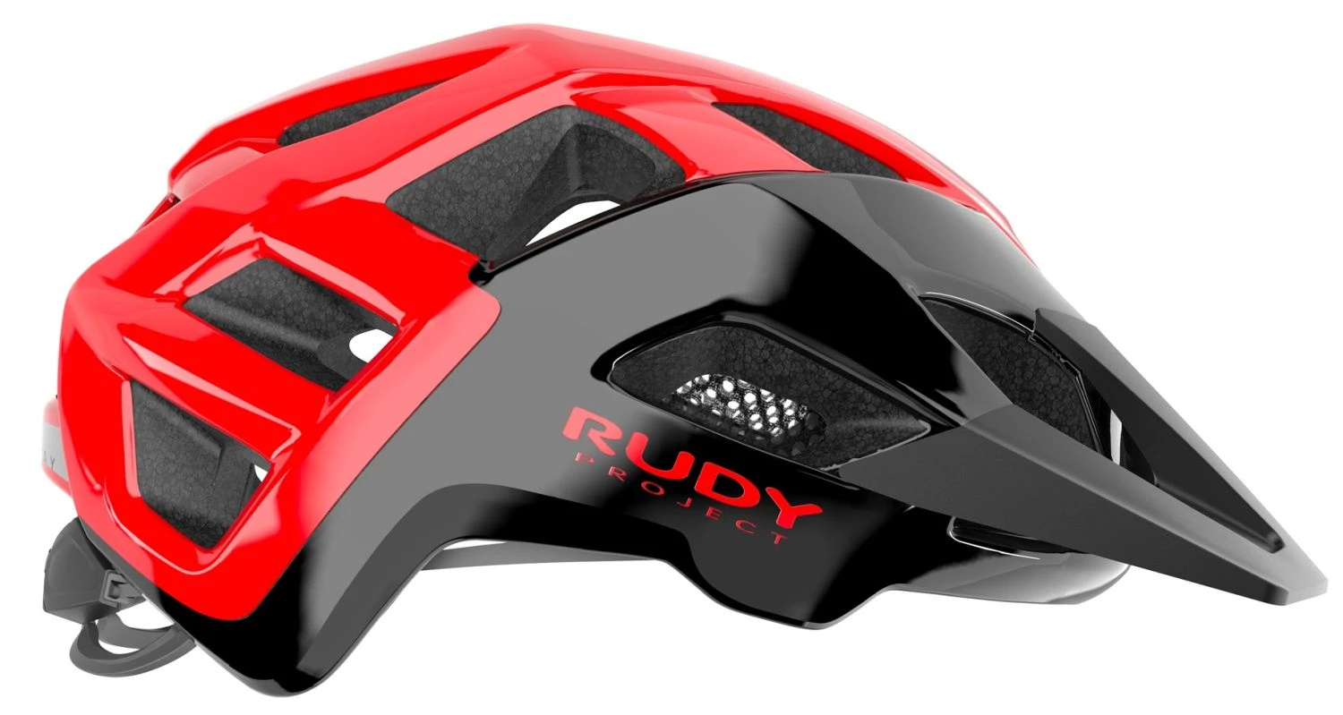 Rudy Project Crossway MTB Helm - Black/Red Shiny 4 Rudy Project Crossway MTB Helm - Black/Red Shiny – Bild 2