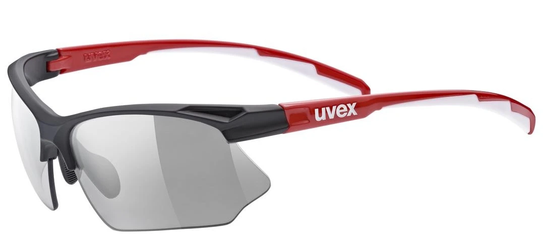 Uvex Sportstyle 802 Vario Sportbrille - Black Red White 3 Uvex Sportstyle 802 Vario Sportbrille - Black Red White