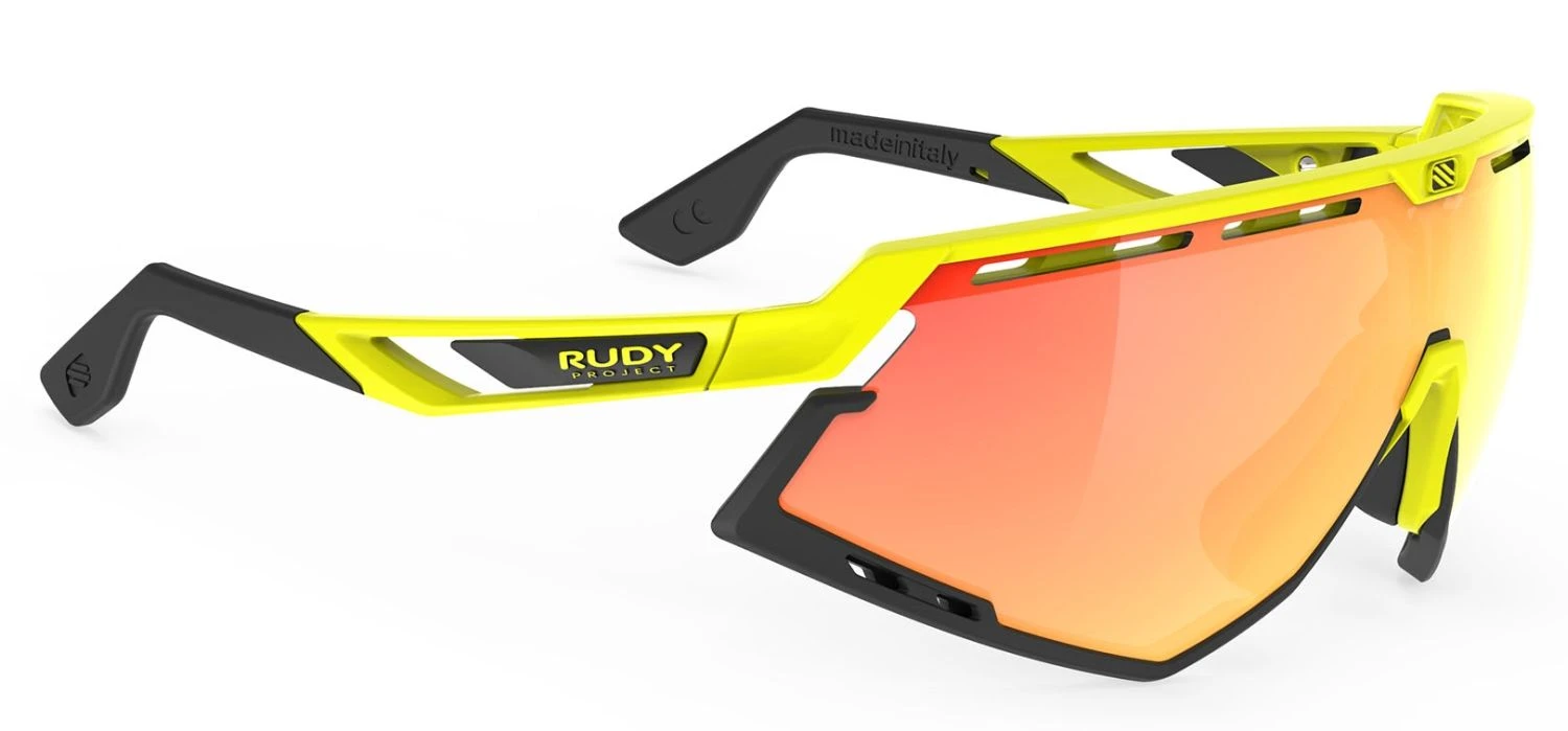 Rudy Project Defender Sportbrille - Yellow Fluo Gloss/ML Orange 3 Rudy Project Defender Sportbrille - Yellow Fluo Gloss/ML Orange