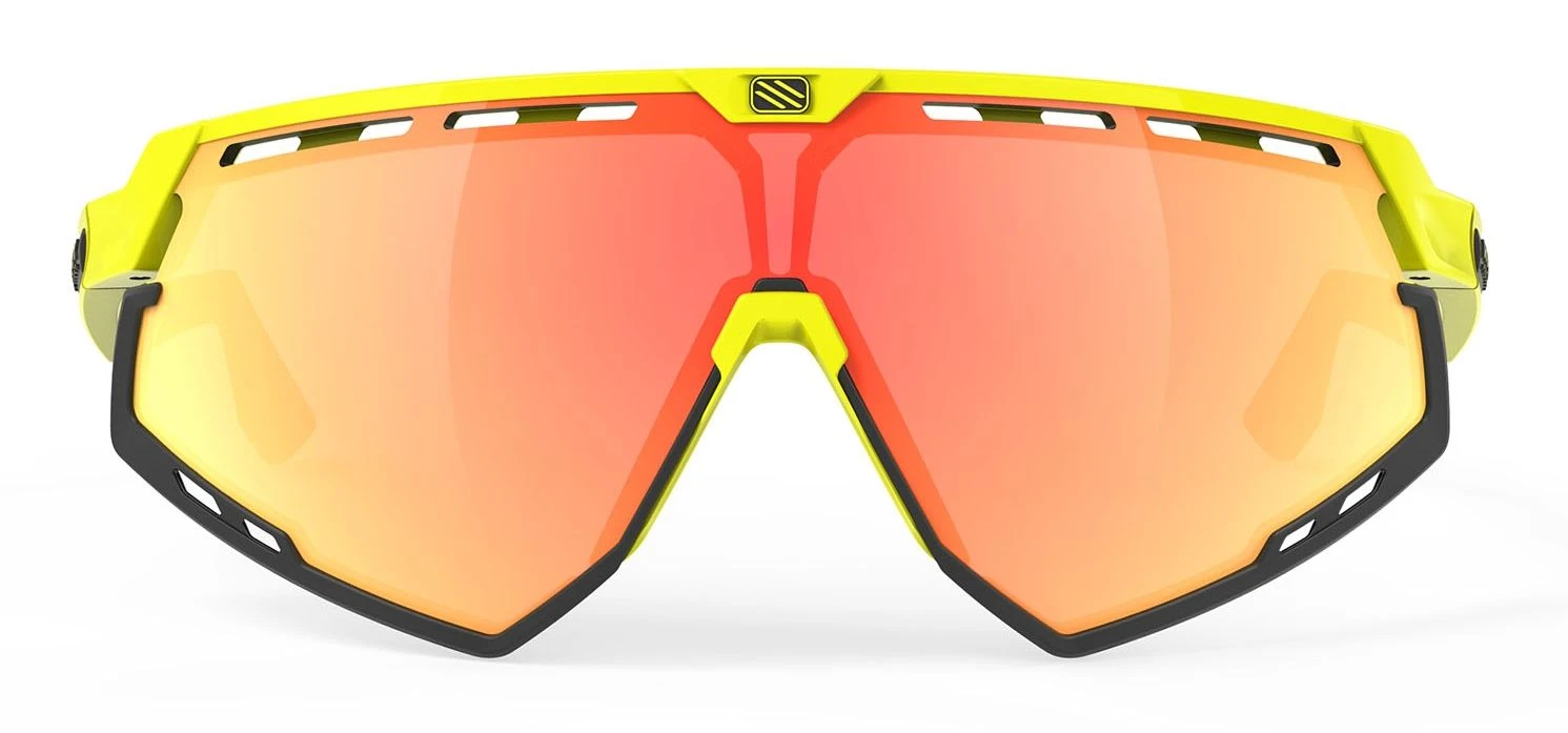 Rudy Project Defender Sportbrille - Yellow Fluo Gloss/ML Orange 4 Rudy Project Defender Sportbrille - Yellow Fluo Gloss/ML Orange – Bild 2