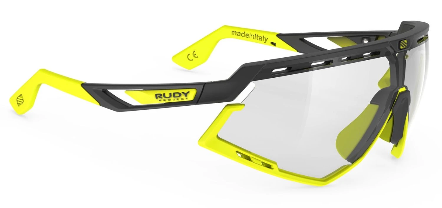 Rudy Project Defender Sportbrille -black Mat-Yellow Fluo/ImpactX Photochromic 3 Rudy Project Defender Sportbrille -black Mat-Yellow Fluo/ImpactX Photochromic