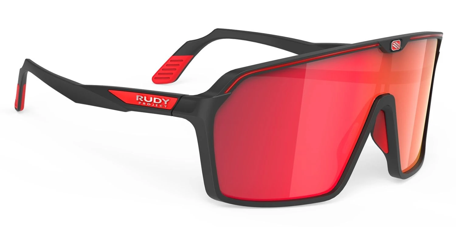 Rudy Project Spinshield Sportbrille - Black Matte / Multilaser Red 3 Rudy Project Spinshield Sportbrille - Black Matte / Multilaser Red