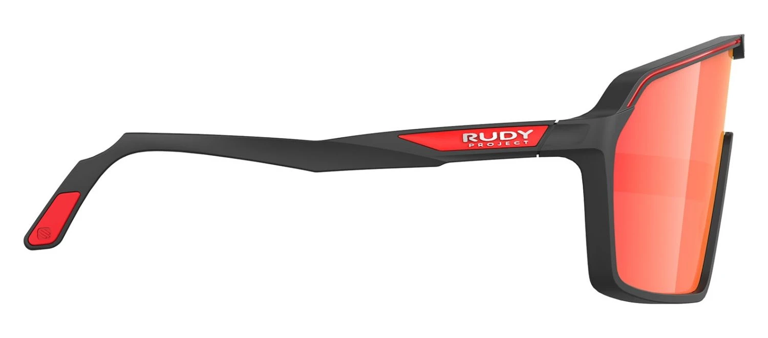 Rudy Project Spinshield Sportbrille - Black Matte / Multilaser Red 6 Rudy Project Spinshield Sportbrille - Black Matte / Multilaser Red – Bild 4