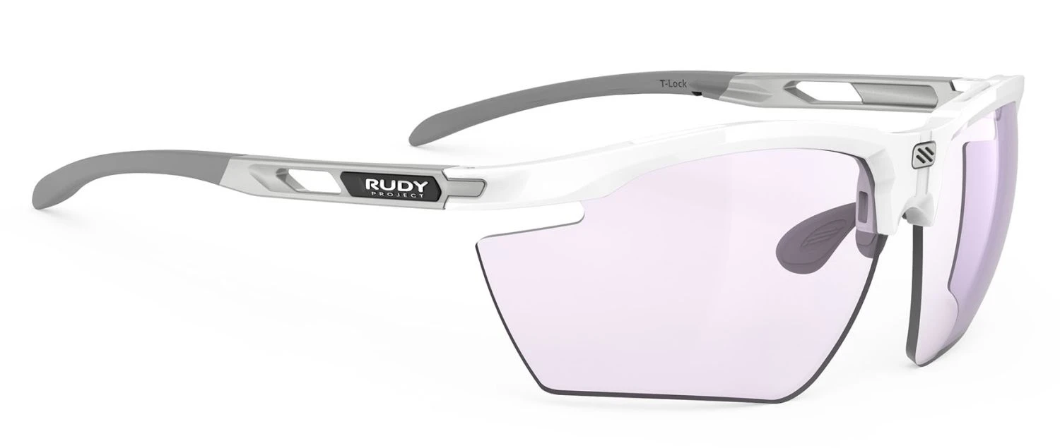Rudy Project Magnus Sportbrille - White Gloss - ImpactX 2 Laser Purple 3 Rudy Project Magnus Sportbrille - White Gloss - ImpactX 2 Laser Purple