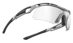 Rudy Project Tralyx+ Slim Sportbrille - Light Grey Matte/ImpactX Photochromic -Sportausrüstung SP787897 0000 Rudy Project Tralyx slim sportbrille small light grey matte impactx photochromic 2 laser black smoke 3