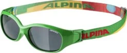 Alpina Sports Flexxy Kids Kindersonnenbrille - Green-puzzle
