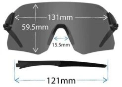 TIFOSI RAIL Sportbrille-Blackout 12 TIFOSI RAIL Sportbrille-Blackout -Sportausrüstung rail fit dimensions