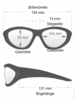 Überbrille Skipper 12.0 Polarisierend - Black Mat 8 Überbrille Skipper 12.0 Polarisierend - Black Mat -Sportausrüstung skipper 12 0 Abmessungen