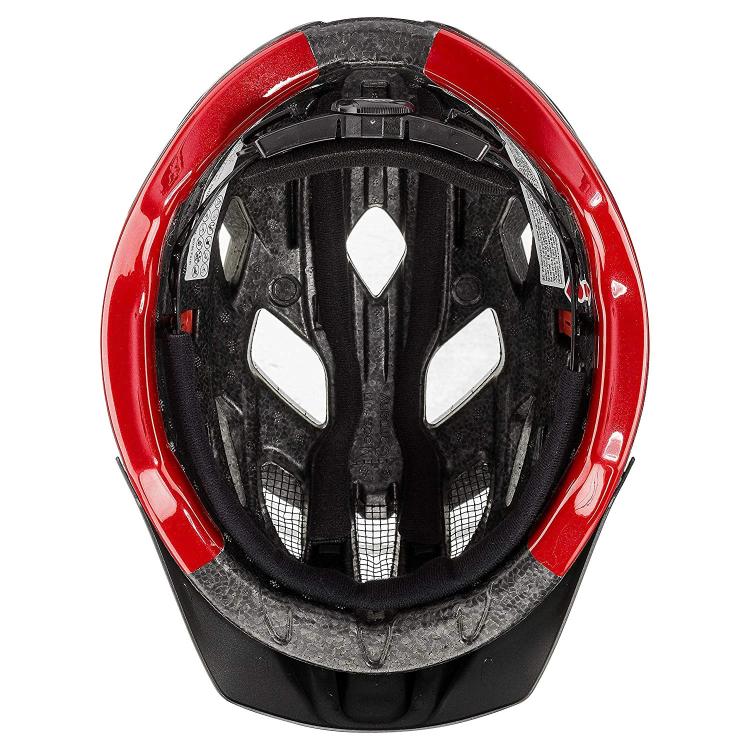 Uvex Active Fahrradhelm - Anthracite Red 6 Uvex Active Fahrradhelm - Anthracite Red – Bild 4