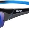 Uvex Blaze III Sportbrille - Black Blue 1 Uvex Blaze III Sportbrille - Black Blue -Sportausrüstung uvex blaze 3 Sportbrille black blue 1