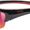 Uvex Blaze III Sportbrille - Black Red 2 Uvex Blaze III Sportbrille - Black Red -Sportausrüstung uvex blaze 3 Sportbrille black red 1