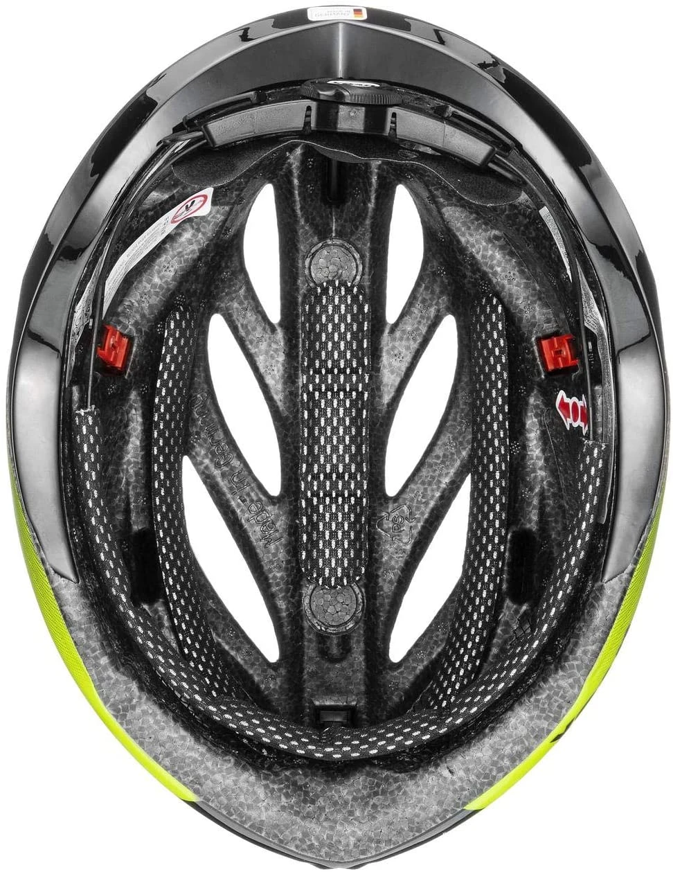 Uvex Boss Race Rennradhelm - Black - Lime 6 Uvex Boss Race Rennradhelm - Black - Lime – Bild 4