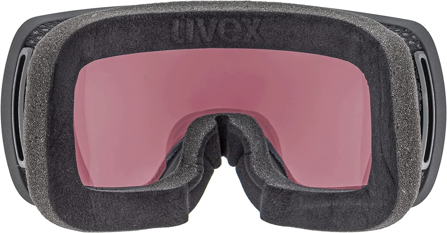 Uvex Compact FM Skibrille - Black Mat/mirror Rainbow 5 Uvex Compact FM Skibrille - Black Mat/mirror Rainbow – Bild 3