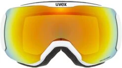 Uvex Downhill 2100 Skibrille White Mat/orange-green 7 Uvex Downhill 2100 Skibrille White Mat/orange-green -Sportausrüstung uvex downhill 2100 skibrille colorvision white mirror orange 2