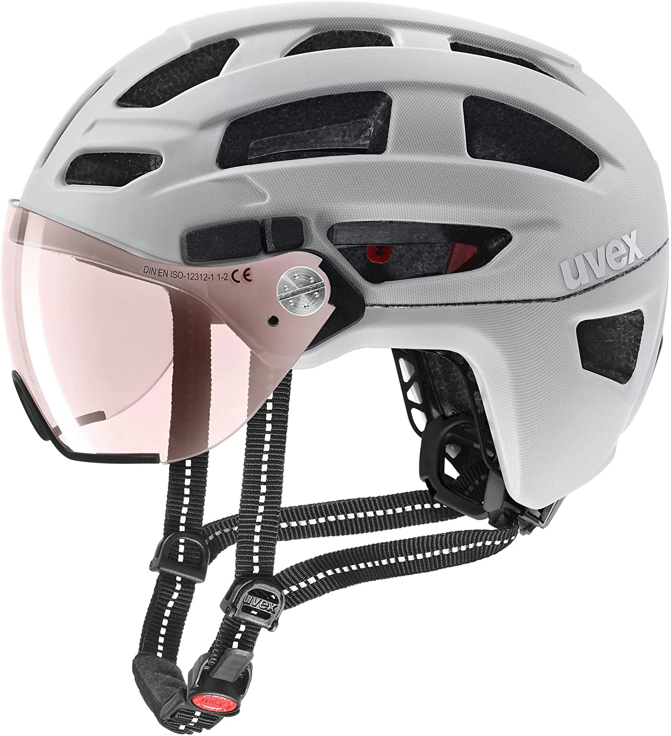 Uvex Finale Visor Vario Visier Fahrradhelm - Pap Mat 3 Uvex Finale Visor Vario Visier Fahrradhelm - Pap Mat