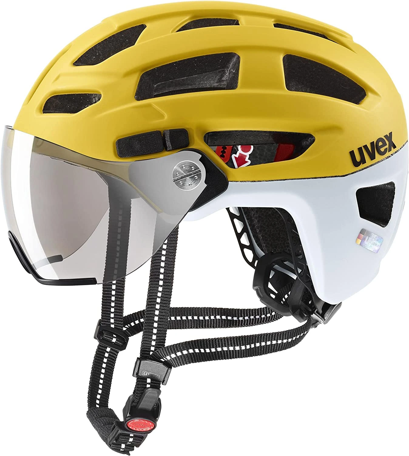 Uvex Finale Visor Visier Fahrradhelm - Sunbee-cloud-mat 3 Uvex Finale Visor Visier Fahrradhelm - Sunbee-cloud-mat