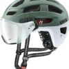 Uvex Finale Visor Vario Visier Fahrradhelm - Moss Green-cloud Matt 1 Uvex Finale Visor Vario Visier Fahrradhelm - Moss Green-cloud Matt -Sportausrüstung uvex finale visor v Fahrradhelm mit selbsttoenendem Visier moos green mat 1