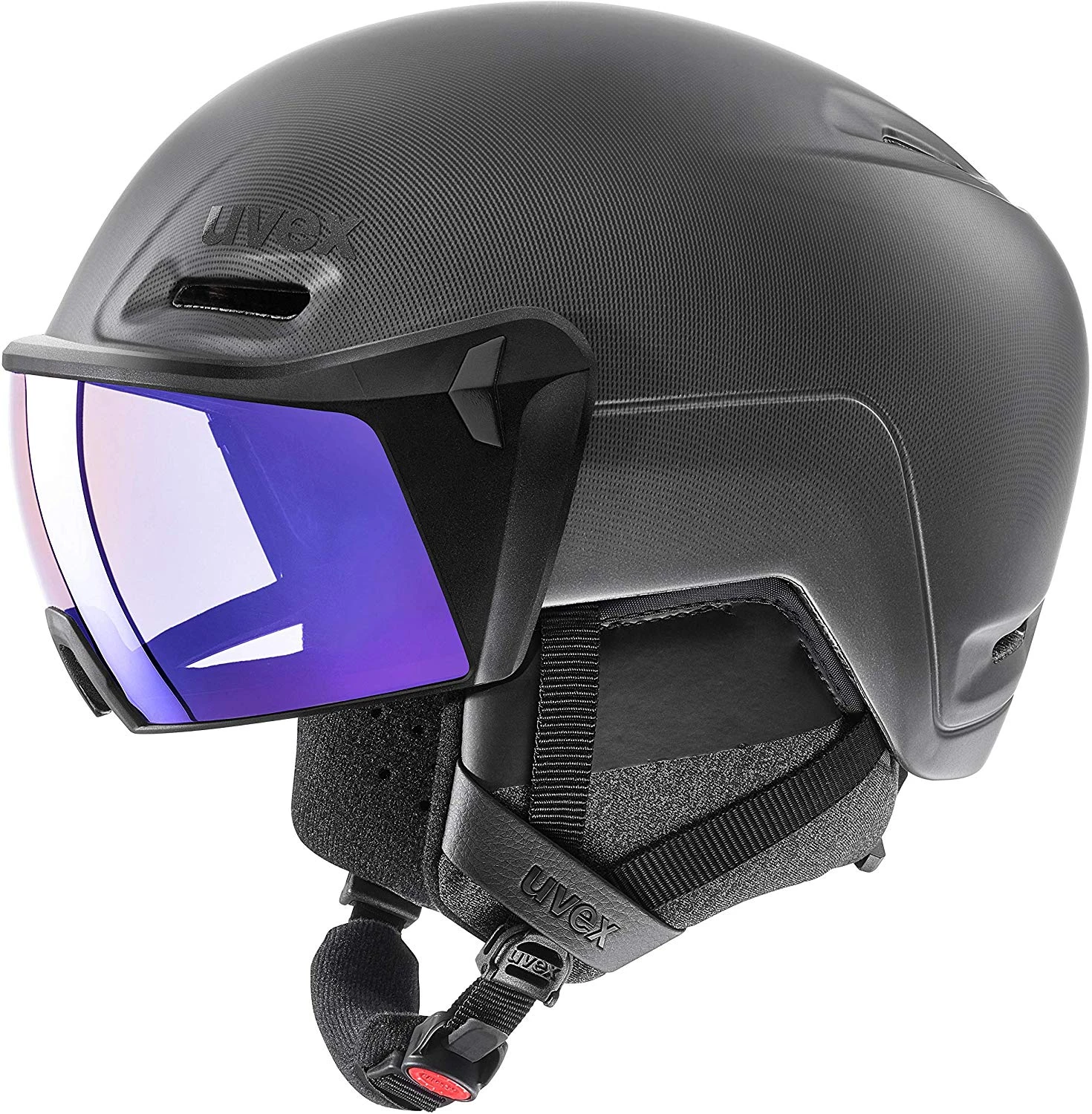 Uvex Hlmt 700 Vario Visier Skihelm - Black Mat 3 Uvex Hlmt 700 Vario Visier Skihelm - Black Mat